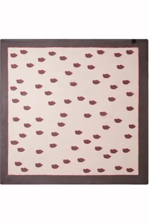 Stella McCartney Lips print scarf