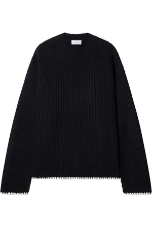 OFF-WHITE Contrasting-trim jumper