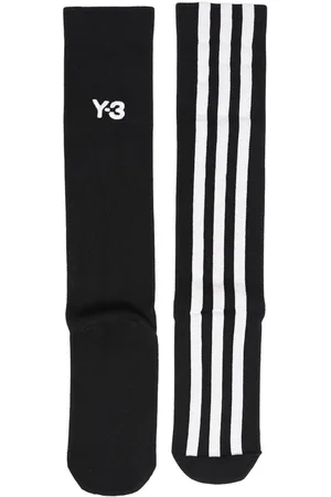 Y-3 3-stripe logo socks