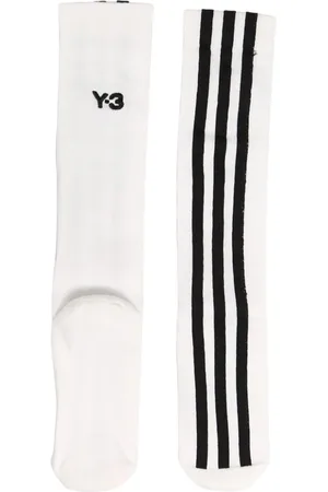 Y-3 3-stripe logo socks