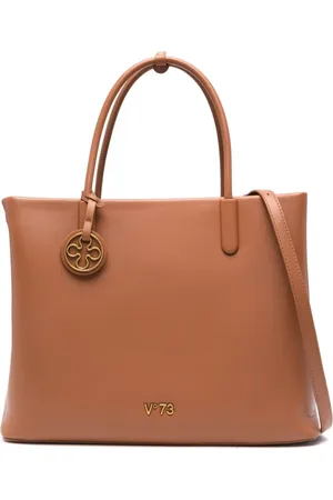 V°73 Logo-lettering tote bag