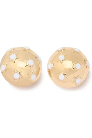 Carolina Herrera Starbust Dome earrings