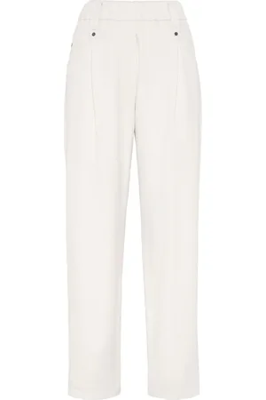 Brunello Cucinelli Straight-leg cotton trousers