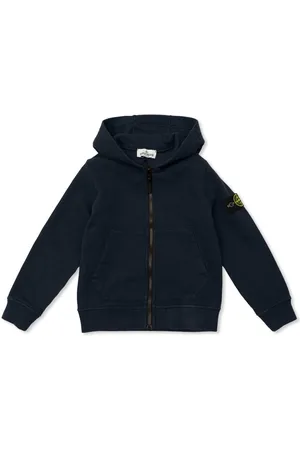 Stone Island Compass-badge cotton hoodie