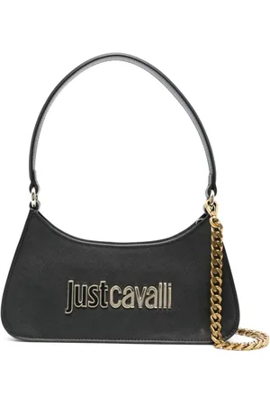 Roberto Cavalli Logo-plaque tote bag