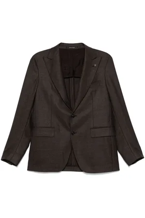 TAGLIATORE Patterned-jacquard blazer