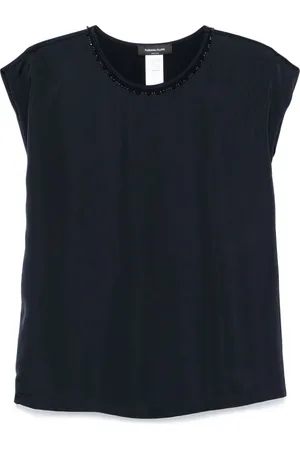 Fabiana Filippi Bead-detailed blouse