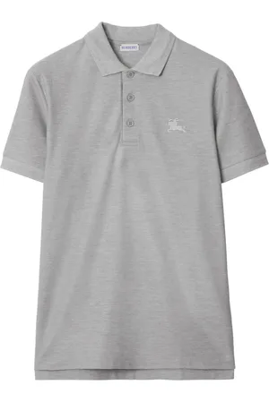Burberry Logo-embroidered cotton polo shirt