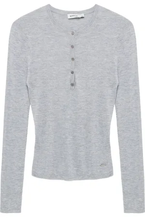 Simkhai Giorgia Henley knitted top