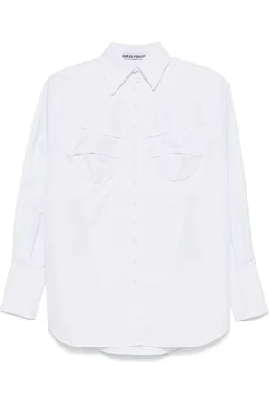 Sinéad O’Dwyer Bib-detail cotton shirt