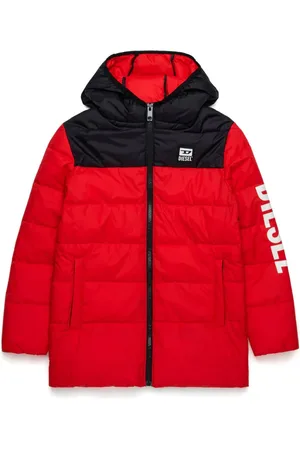 Diesel Logo-print padded coat