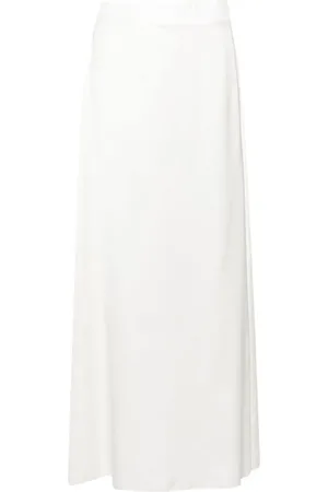 PESERICO SIGN Satin maxi skirt