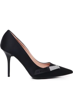 Moschino 100mm bow-detail pumps
