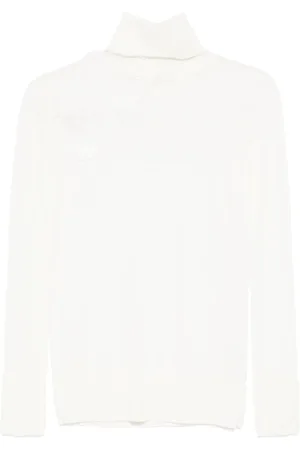ERMANNO SCERVINO Lace-detail wool sweater