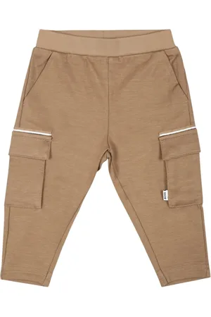 HUGO BOSS Ribbed-waistband trousers