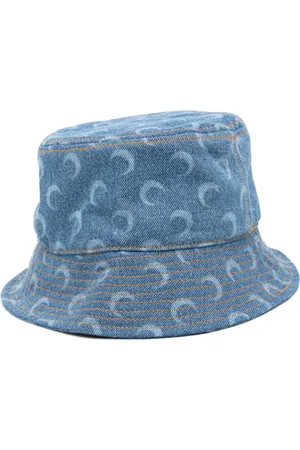 Marine Serre Crescent Moon-print bucket hat