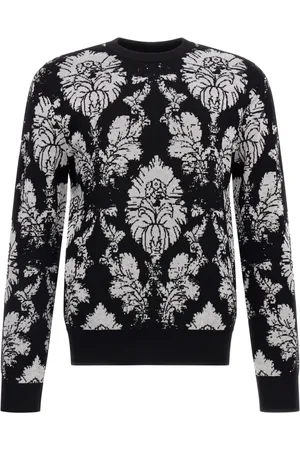 Roberto Cavalli Broccato print sweater