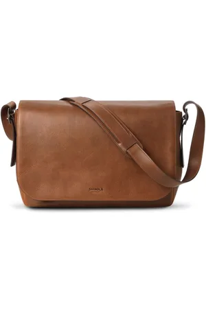 SHINOLA Runwell leather messenger bag