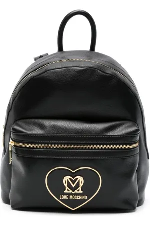Moschino Logo-plaque backpack