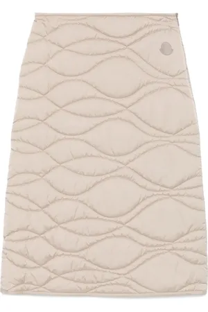 Moncler Quilted midi skirt