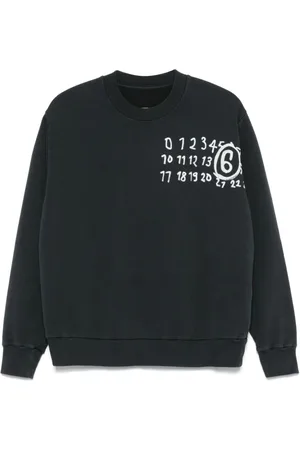 Maison Margiela Numbers-motif sweatshirt