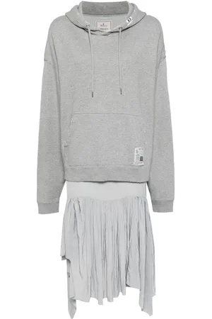 Maison Mihara Yasuhiro Hoodie combined dress