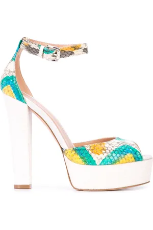 Madison.Maison Snakeskin effect platform sandals