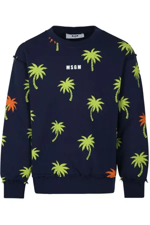 Msgm Palm tree-print sweatshirt