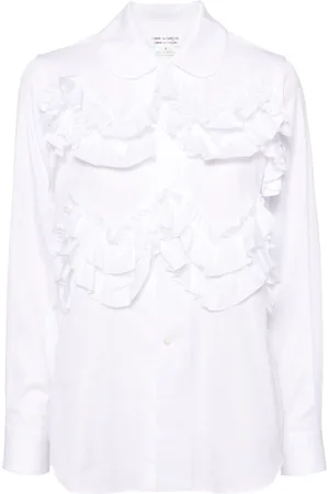 Comme des Garçons Ruffle-trimed shirt