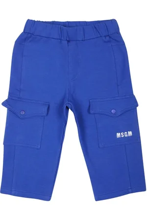 Msgm Embroidered-logo trousers