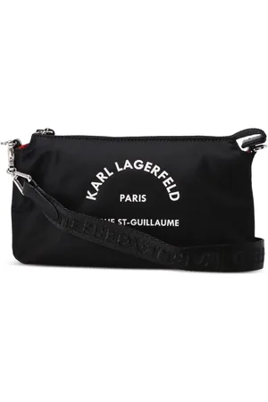 Karl Lagerfeld Rubberised-logo cross body bag