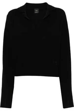 Pinko Love Birds-embroidered polo top