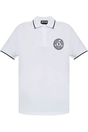 VERSACE V-Emblem polo shirt