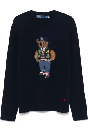 Ralph Lauren Polo Bear-intarsia sweater