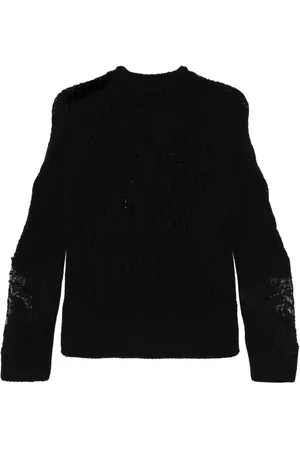 ERMANNO SCERVINO Lace-detail sweater