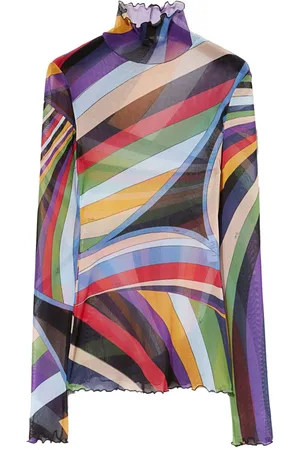 Puccini Iride-print top