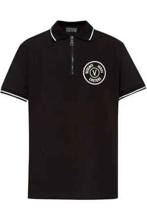 VERSACE V-Emblem polo shirt