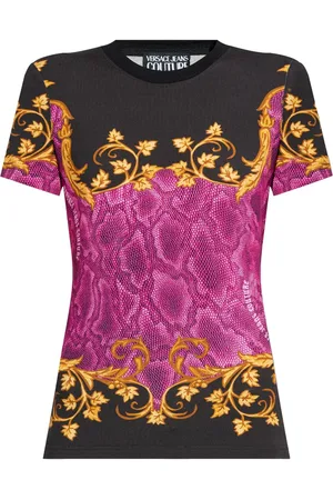 VERSACE Snakeskin-print T-shirt