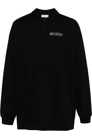 OFF-WHITE Gang-print polo shirt