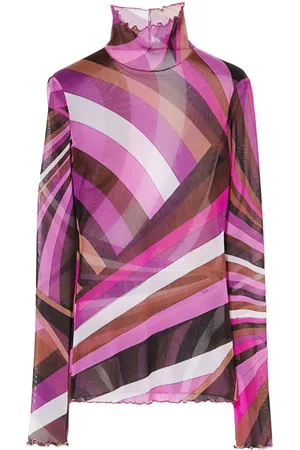 Puccini Iride-print top