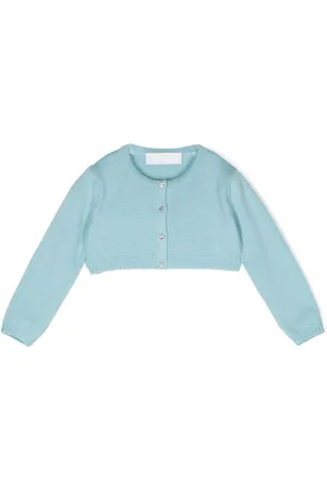 COLORICHIARI Crystal-buttons cardigan