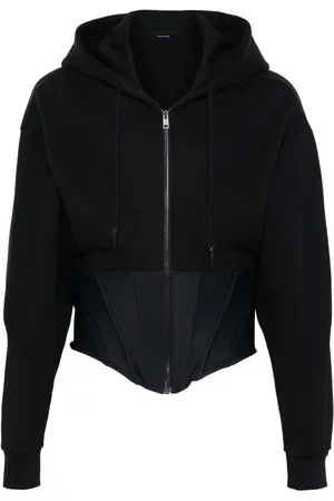 MUGLER Corseted hoodie