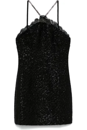 Self-Portrait Halterneck mini dress