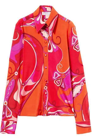 Puccini Orchidee-print shirt