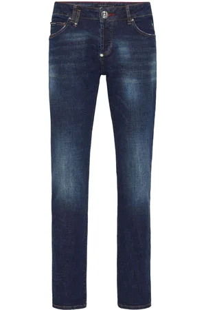 Philipp Plein Low-rise straight-leg jeans