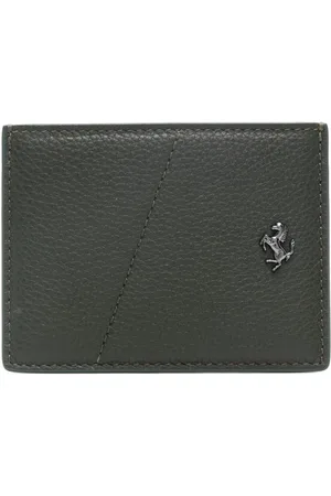 FERRARI Prancing Horse leather cardholder