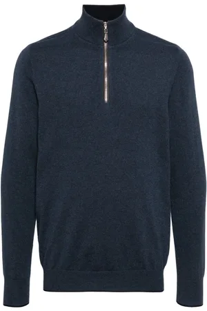 N.PEAL Carnaby half-zip jumper