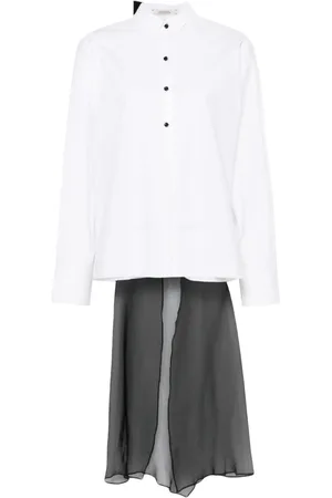 Dorothee Schumacher Detachable-bow poplin blouse