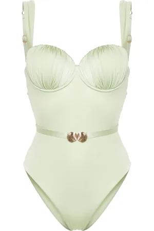Noire Swimwear Balconette ruched swimsuit