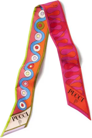 Puccini Iride Leocorno-print silk scarf